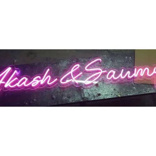 Acrylic Neon Sign Board