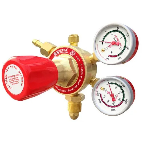 Forged Brass Single Stage Hydrogen Gas Pressure Regulator