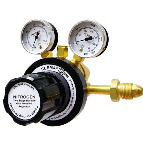 Two Stage Durable Nitrogen Gas Pressure Regulator