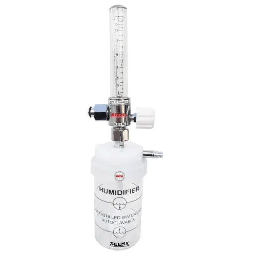 Metal BPC Oxygen Flowmeter With Humidifier