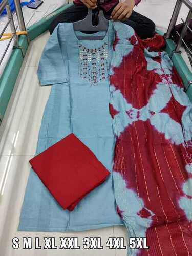 KURTI PANT WITH DUPATTA