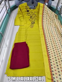 KURTI PANT WITH DUPATTA