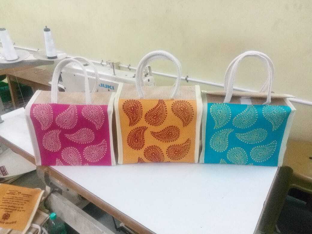 Traditional Printed Jute Bag