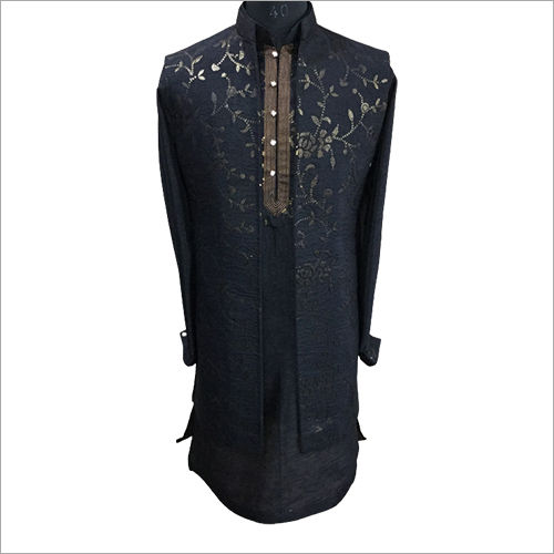 LKJ-9(349503) Kurta With Long Waistcoat