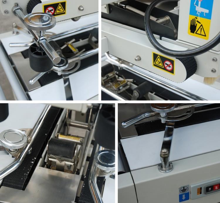 PIC-9050 SEMI AUTOMATIC TOP AND BOTTOM CARTON TAPING MACHINE 2 INCH OR 3 INCH