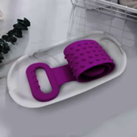 SILICONE BODY BACK SCRUBBER BATH BRUSH WASHER FOR DEAD SKIN REMOVAL (WITH BOX)