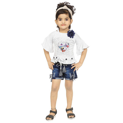 Girls Fancy Hot Pant Age Group: 1-9 Years