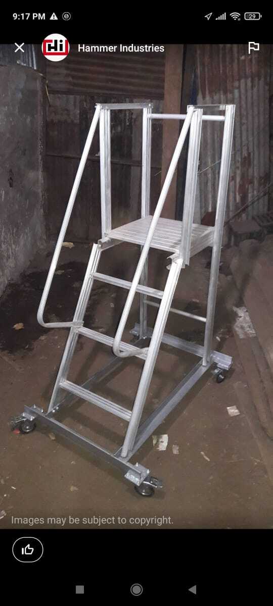 Industrial Trolley Ladder