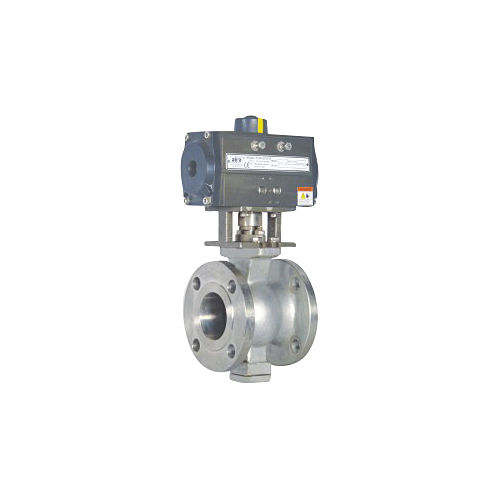 Pneumatic V-Notch Ball Valve Application: Industrial