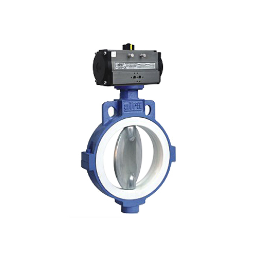 Pneumatic Replaceable Muffler Butterfly Valve