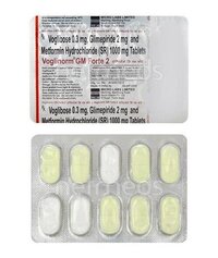 Glimepiride Metformin And Voglibose Tablets