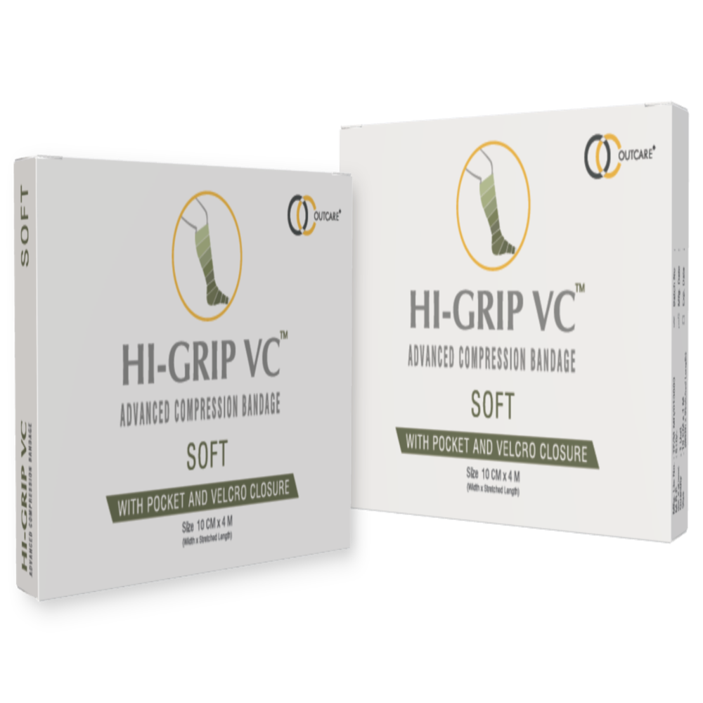 15cm x 4m Hi Grip VC Soft Advanced Compression Bandage