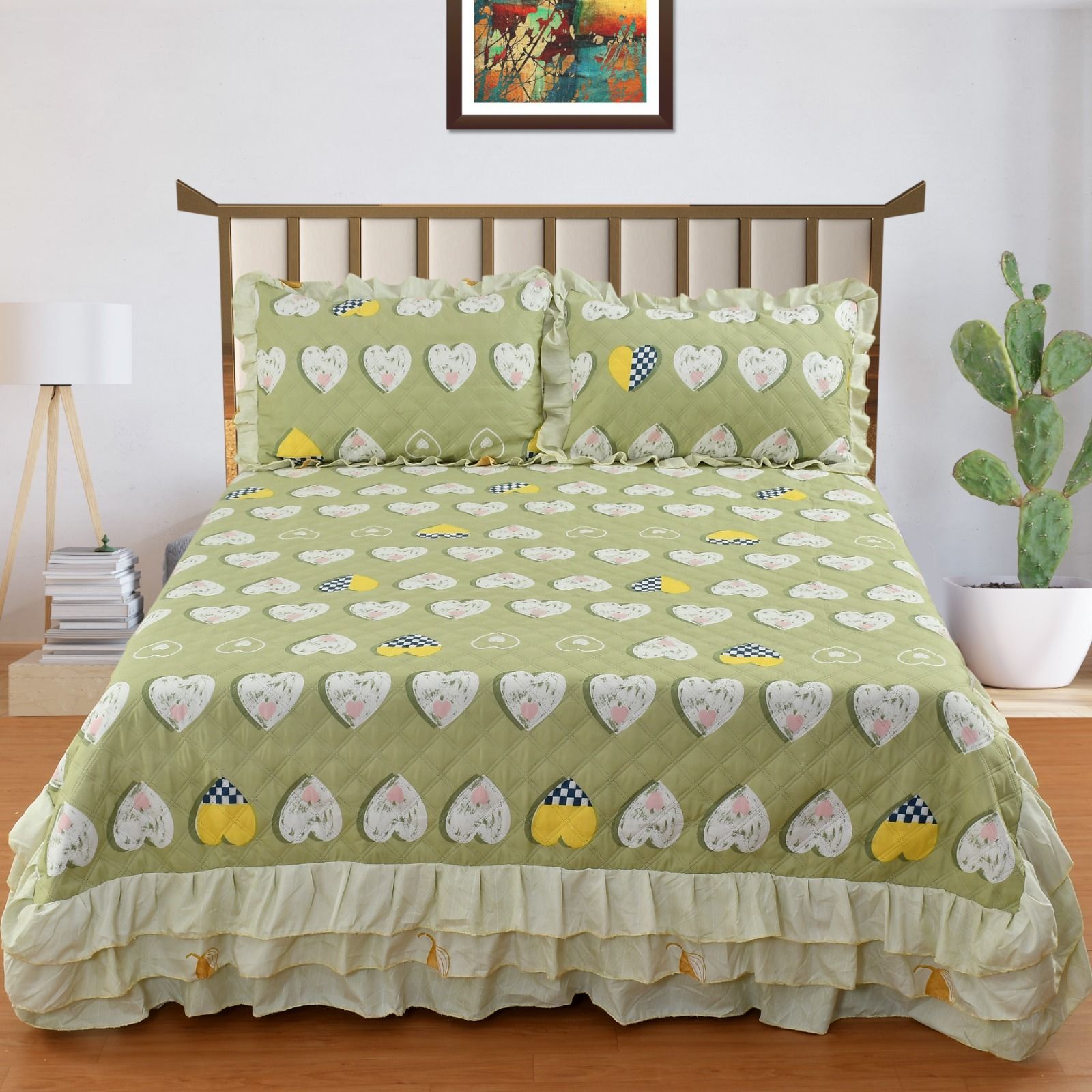 3 Frill Printed Bedcovers