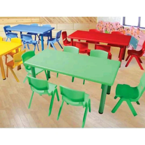 Eco-Friendly Play School Rectangle Table