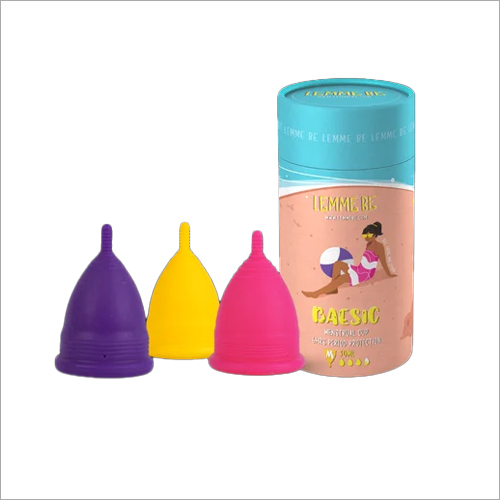 Lemme Be Baesic Cup Menstrual Cup - Multicolor | Reusable, Designed for Adults, Ideal for Dry Storage, Eco-Friendly Multiple Use Solution