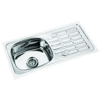 Kitchen Sink With Drain Board