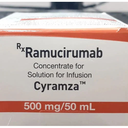 Cyramza Ramucirumab 500 Mg 50 Ml Injection