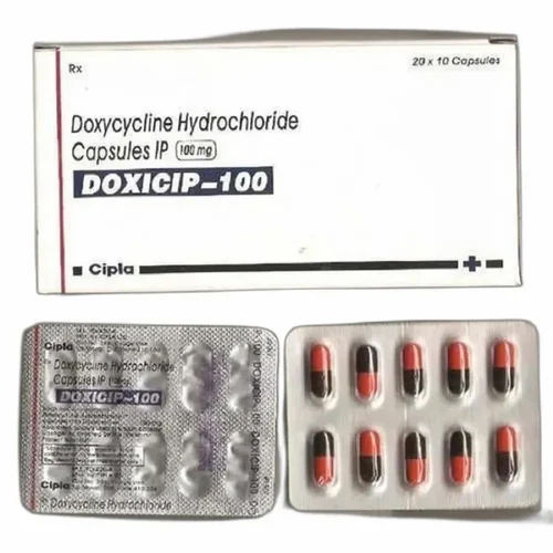 100Mg Doxycycline Hydrochloride Capsule Grade: Pharmaceutical