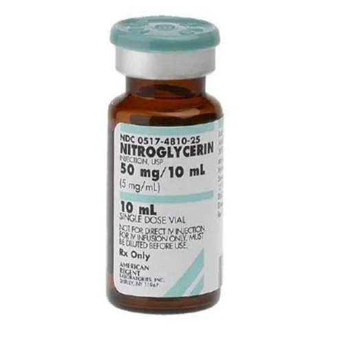 Nitroglycerin 50mg 10ml inj (Mirtaza pine)
