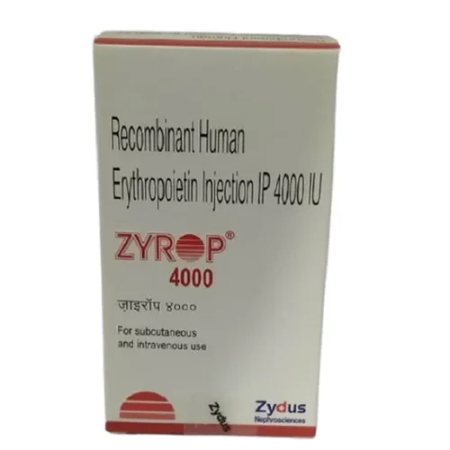 Zyrop 4000(Recombinant Human E Erythropoitin Inj IP 4000)