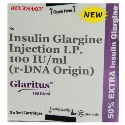 Insulin Glargine Injection I.P 100 Iu-ml