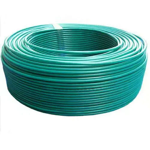 Green Single Core Pvc Insulated Copper Wire Size: Different Available