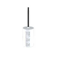 440vac Motor Run Capacitor - Plastic And Metal, Round Shape, White Color | Application For Ac Motors, Warranty Included