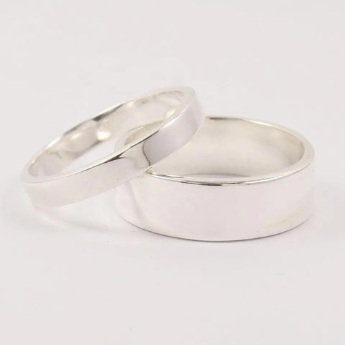 925 Sterling Silver Unique Matching Couples Ring