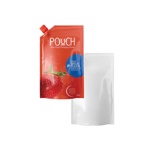 Spout Pouch - PVC Material, Various Sizes Available | Embossed Surface Handling for Enhanced Branding and Durability