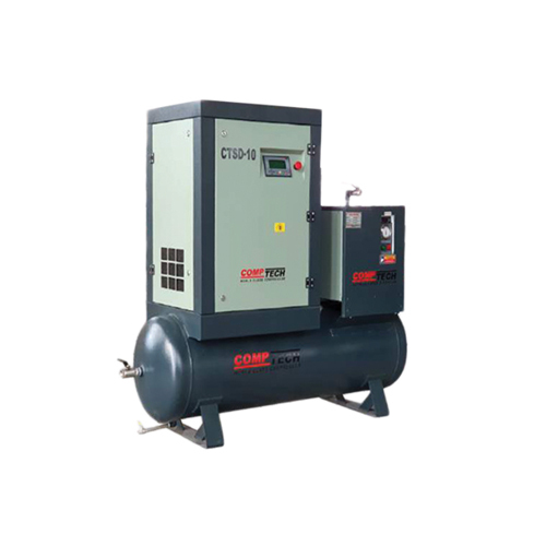 Lubricated Ctsd-10 30Hp Tank Mounted Screw Compressor