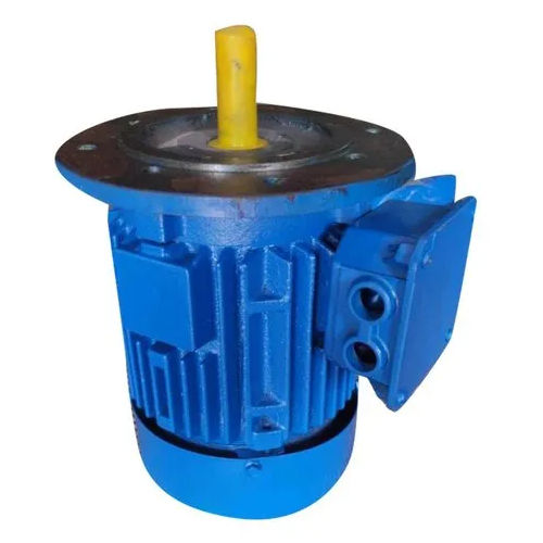 Blue 1200 Rpm Three Phase Electric Motor