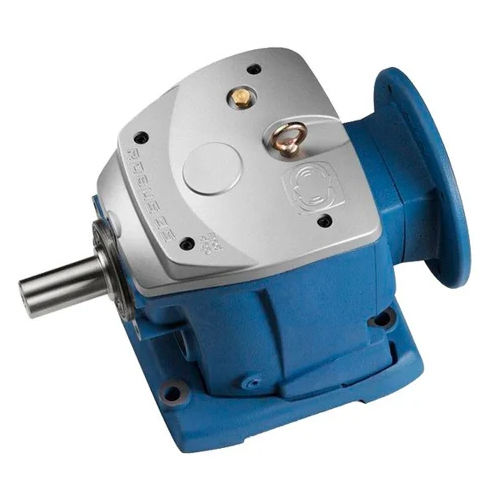 Blue Flange Mount Helical Inline Gearbox