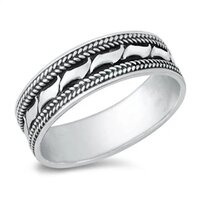 925 Sterling Silver Handmade Bali Rings Solid Silver Bali Rings