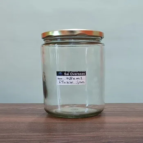 780Ml Round Glass Jar