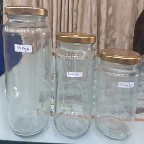 Round Glass Jar