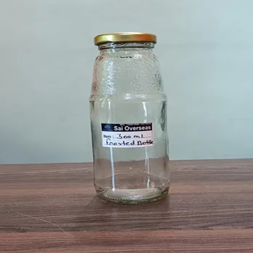 300ml Frosted Shake And Milk Glass Bottle
