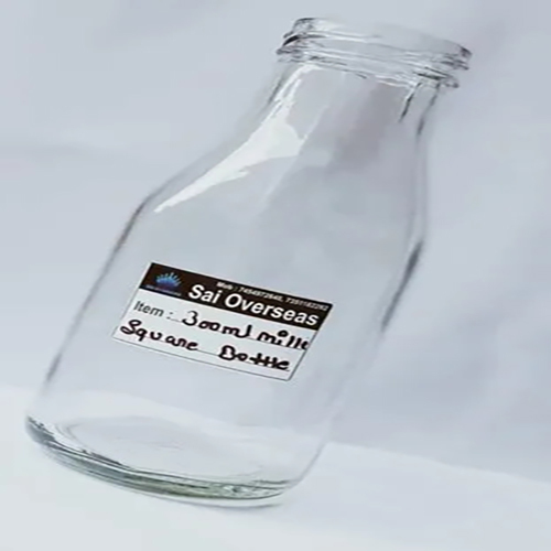 300 Ml Square Shake Glass Bottle