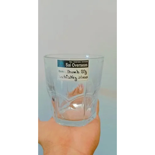 Glass Bottle - 320ml Transparent Glass | Versatile Drinking Glass for Whiskey and Cold Beverages