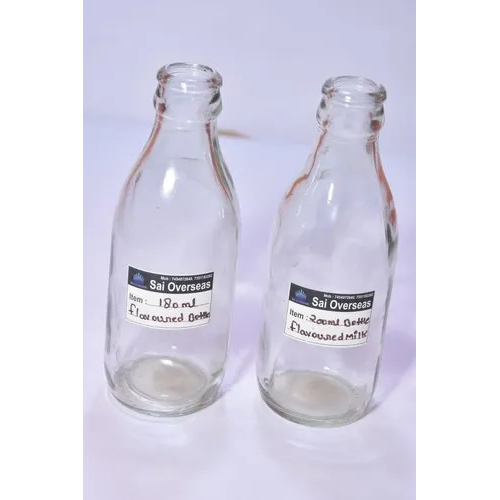 200ml Glass Flavoured Milk Bottle