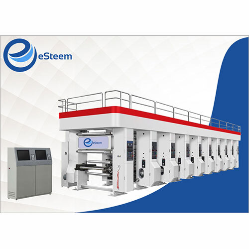 Semi-Automatic Industrial Rotogravure Printing Machine