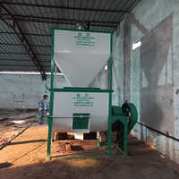 Poultry And Cattle Mash Plant - Mild Steel, 500 Kg Capacity, White Color , Automatic Plc Control With Electric Drive For Industrial Use