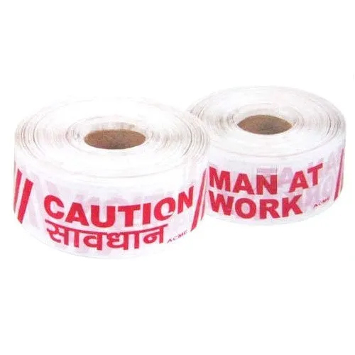 Pe White Barricade Caution Tape at Best Price in Ahmedabad Shri