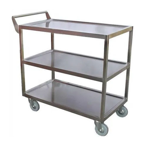 Stainless Steel Service Trolley Application: Hospital