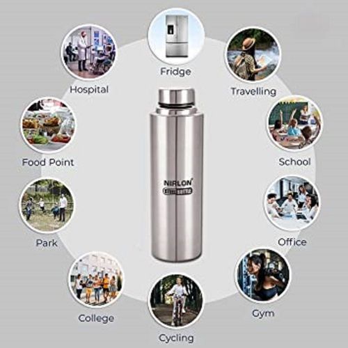 NIRLON Stainless Steel Freezer Water Bottle ECO 1000ML