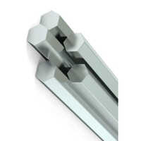 Stainless Steel Hexagon Bar - Grade A , Polished Silver Finish For Versatile Structural Support And Decorative Applications