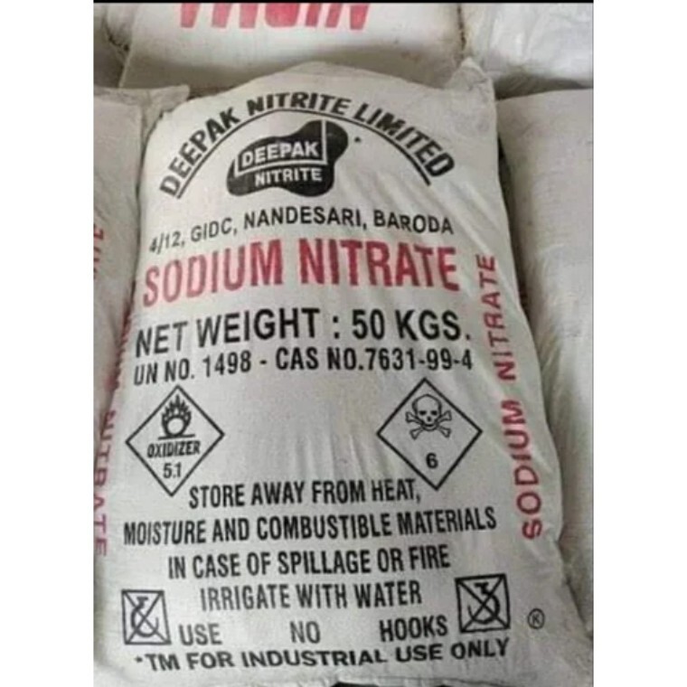 Sodium Nitrate - Lab Grade Powder, 99% Purity, Industrial Application, 2-Year Shelf Life, Room Temperature Storage