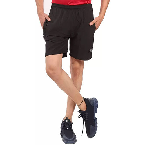 Men Black Sports Shorts