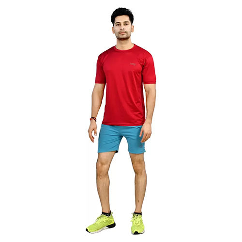 Mens Blue Sports Shorts