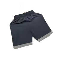 Men Navy Gym Shorts - Cotton Material, Different Available Colors | Washed Finish for Enhanced Comfort and Style