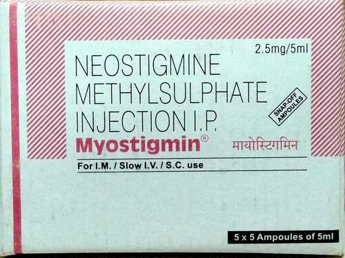 Liquid Myostigmin Neostigmin Methylsulphate 2.5/Ml Injection